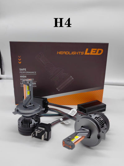 LED Lights Bulbs with CSP Chips,31000 LM,Di-Layers Copper Base,Pack of 2