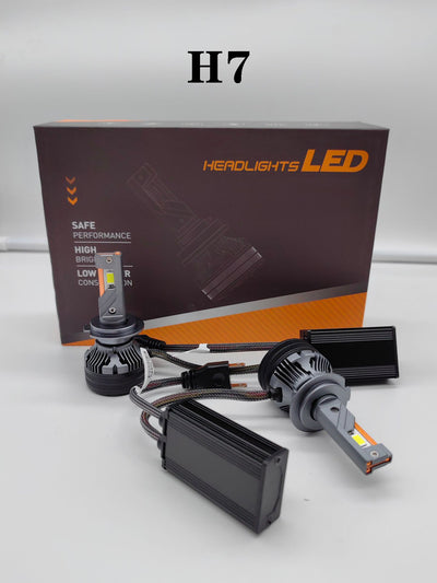 LED Lights Bulbs with CSP Chips,31000 LM,Di-Layers Copper Base,Pack of 2